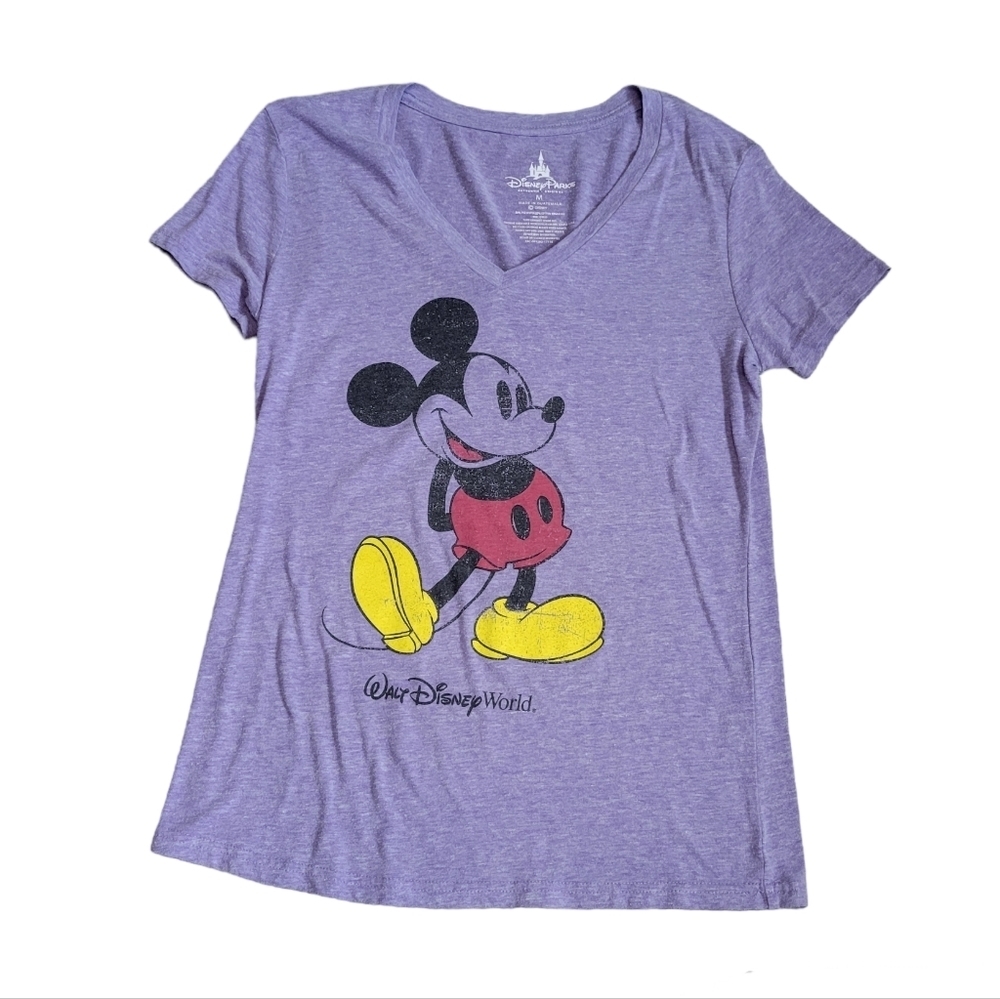 Disney Parks Mickey Mouse shirt Women's Size Medium purple